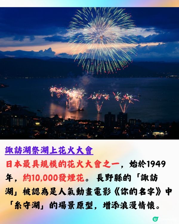 日本花火大會2025時間表7-8月！夏季遊日必看！日本三大花火大會之一/超震撼2萬發煙花！