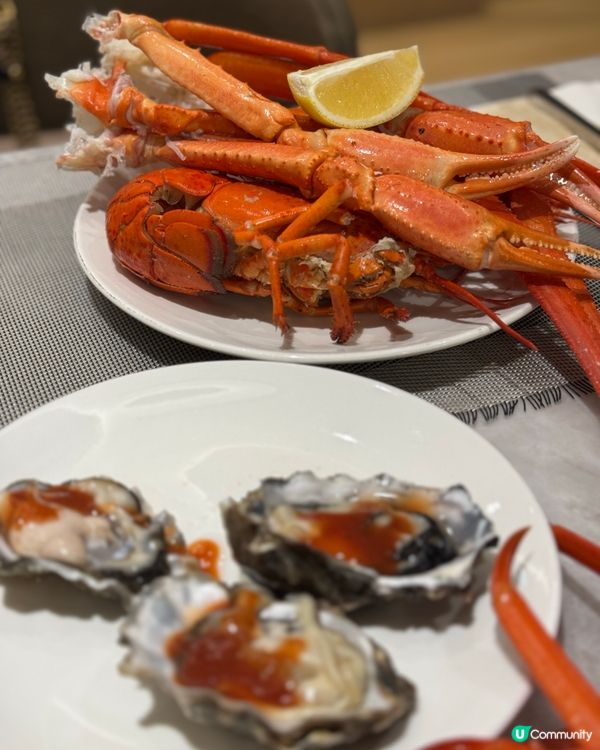 沙田都有好食 buffet！🦞大隻 🦀蟹腳超甜