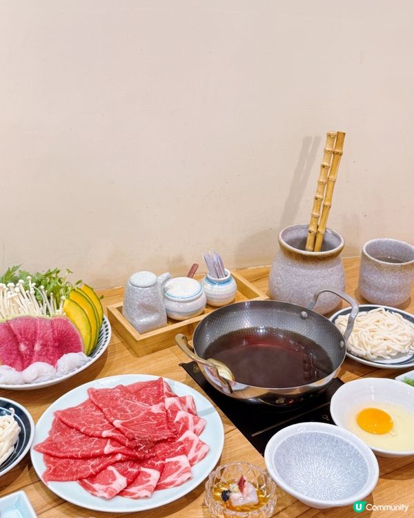 銅鑼灣壽喜燒🤤  398蚊二人套餐！