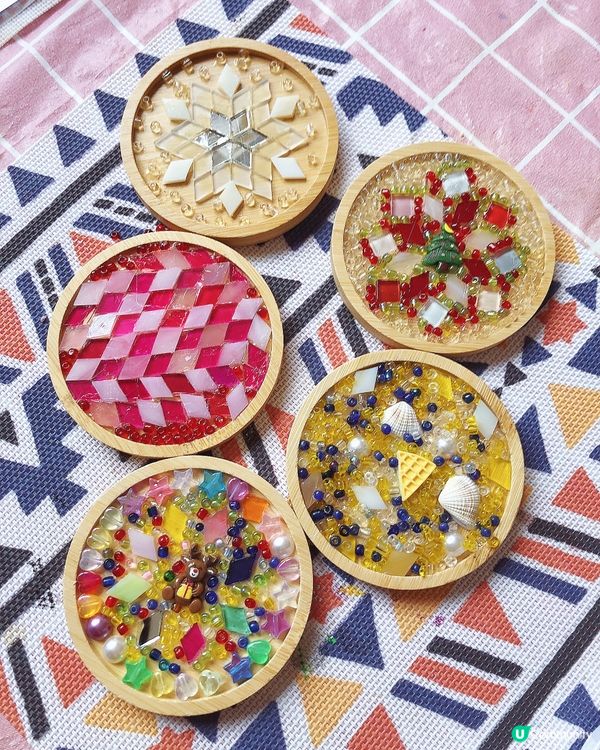 Amazing mosaic coasters