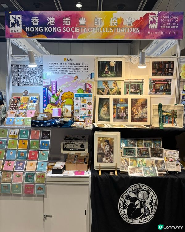 一連兩日香港插畫及文創展😍 有好多有才嘅藝術家大開眼界🥰