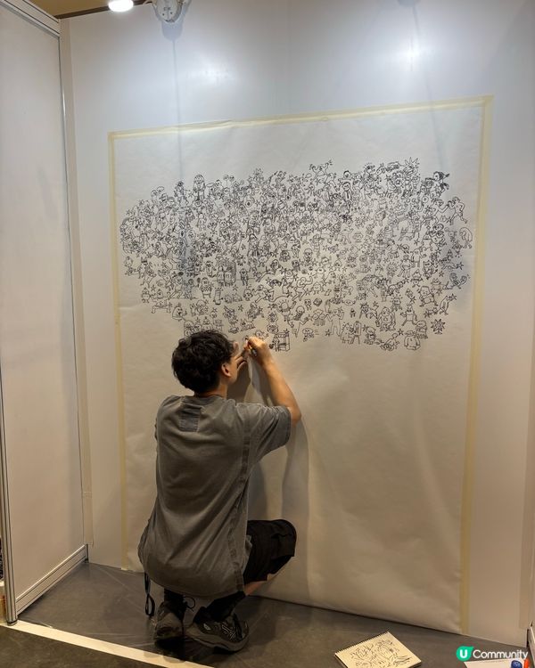 一連兩日香港插畫及文創展😍 有好多有才嘅藝術家大開眼界🥰