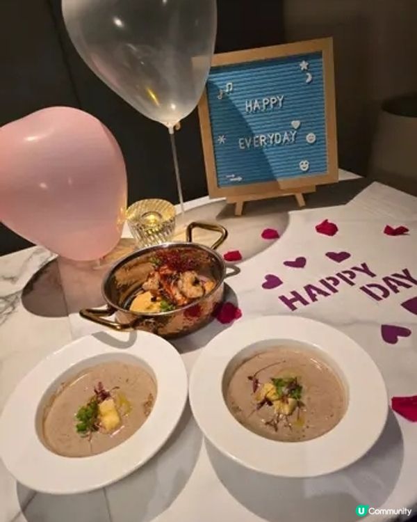 旺角慶祝👫 食西餐好浪漫🥰