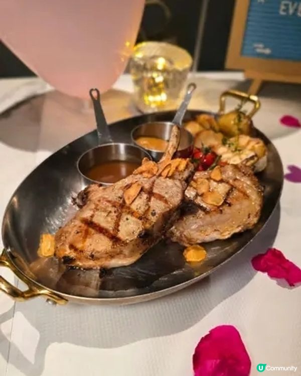 旺角慶祝👫 食西餐好浪漫🥰