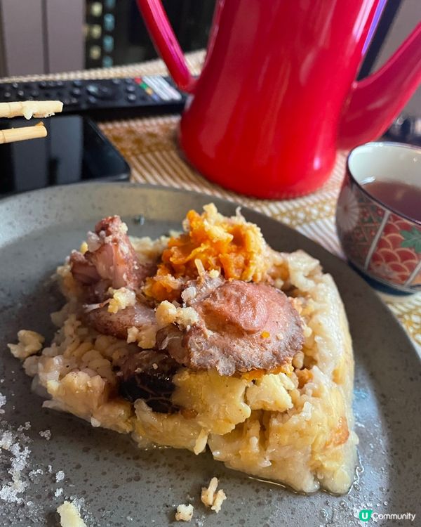 端午食粽😋 三點水至尊鮑魚粽！