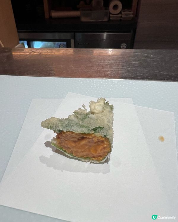 中環天婦羅Omakase天花板🍤日藉大廚席前即炸花竹蝦海膽😍