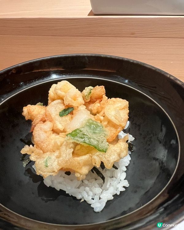 中環天婦羅Omakase天花板🍤日藉大廚席前即炸花竹蝦海膽😍