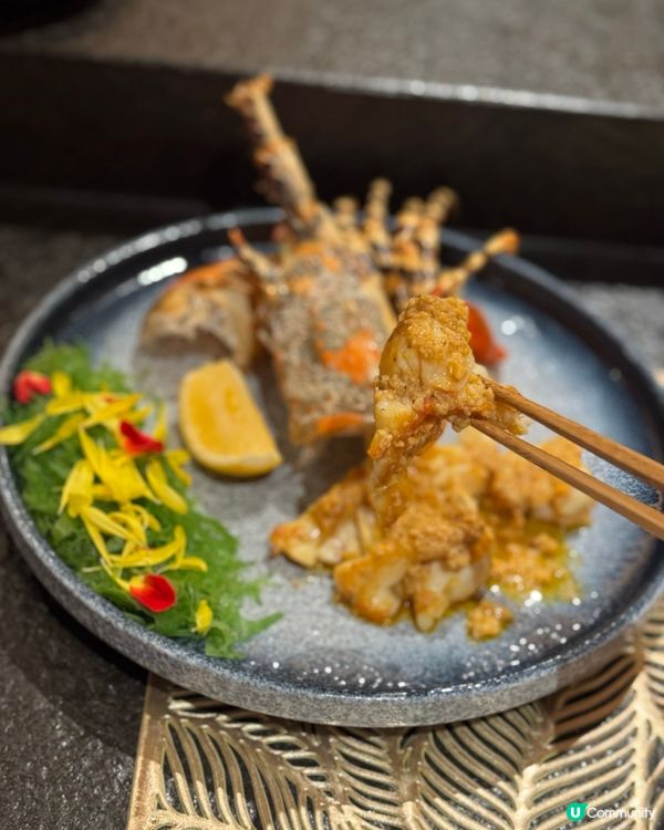 $880 鐵板燒套餐 食大大隻龍蝦🦞 鵝肝 刺身