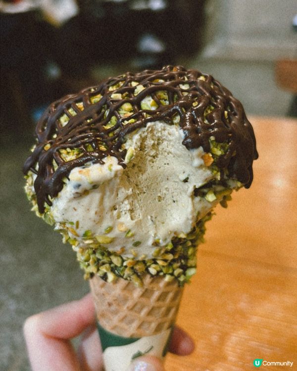 聖水maman gelato 必食開心果gelato！🍦🤤