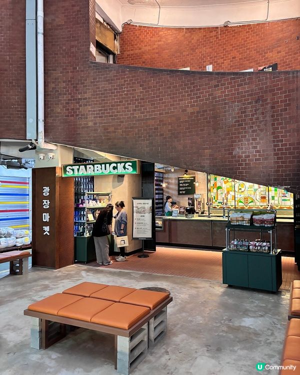 🇰🇷首爾廣藏市場 新開星巴克！打卡影相勁靚☕🐻