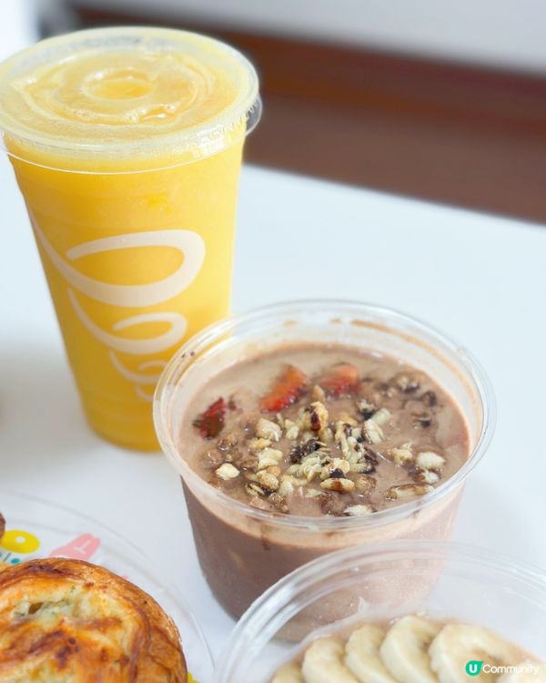 美國健康飲品🥤  新鮮水果果昔，真材實料！😋