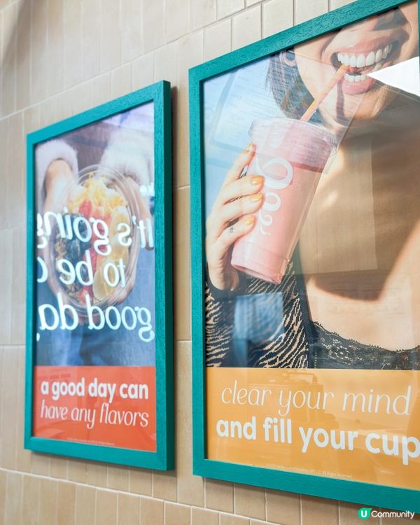 美國健康飲品🥤  新鮮水果果昔，真材實料！😋