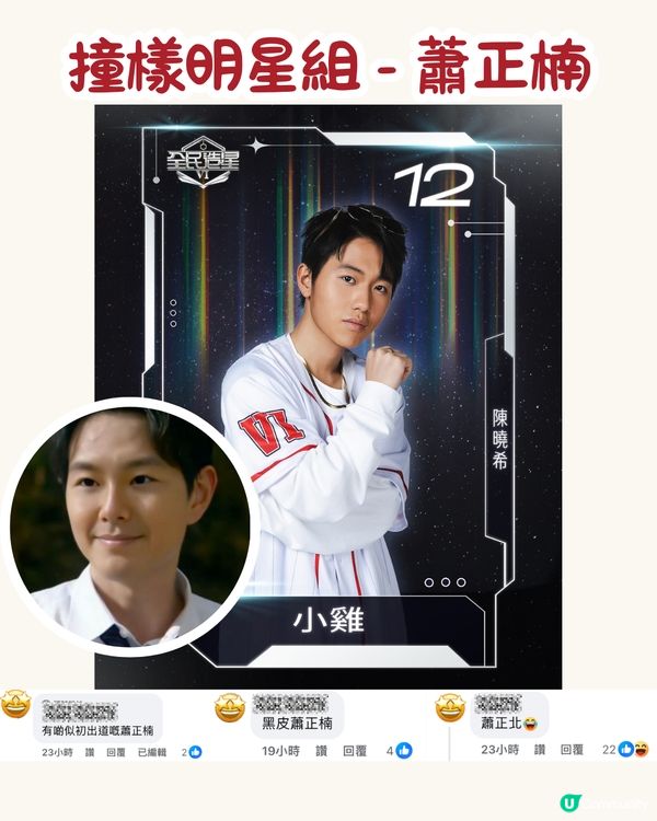 全民造星6︳9位參賽者竟然同明星撞樣！年齡最大參賽者原來係某歌手的男友？