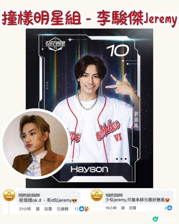 全民造星6︳9位參賽者竟然同明星撞樣！年齡最大參賽者原來係某歌手的男友？