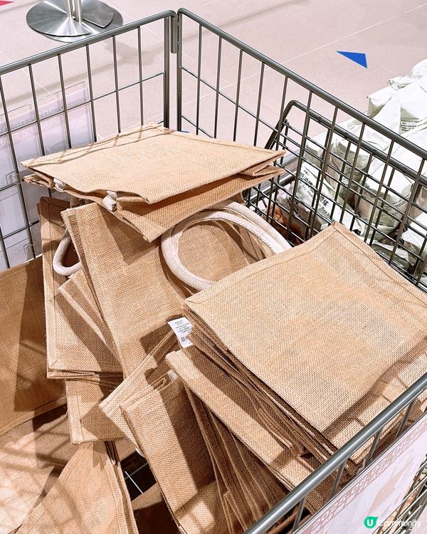 🎏Muji限時優惠🤩$1買到B5黃麻手挽袋‼️大把貨🤣