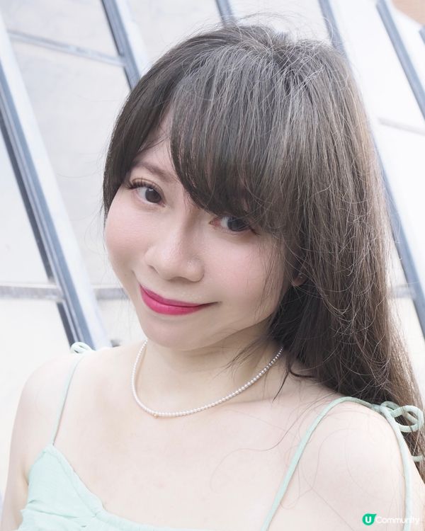 戴住靚靚迷你珍珠頸鏈💗心情特別好😌