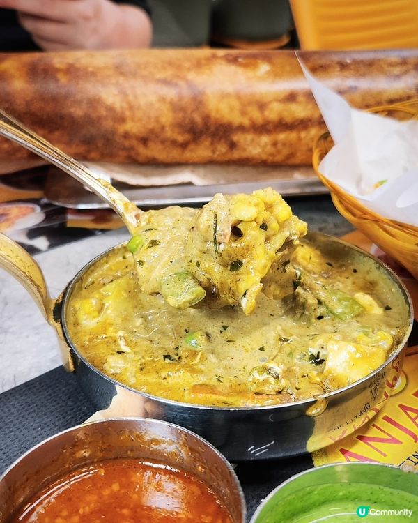 好大個Butter Dosa 呀