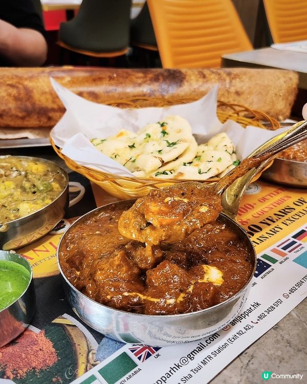 好大個Butter Dosa 呀