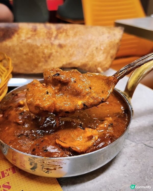 好大個Butter Dosa 呀