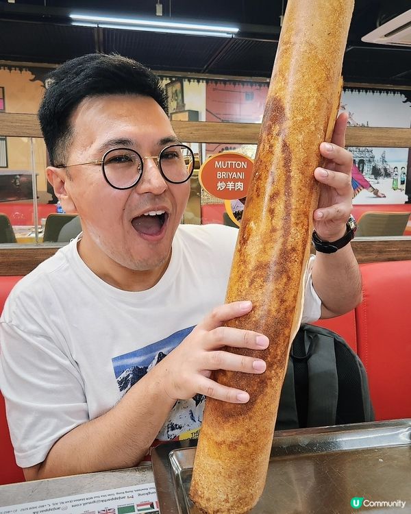 好大個Butter Dosa 呀