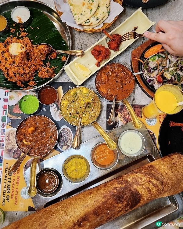 好大個Butter Dosa 呀