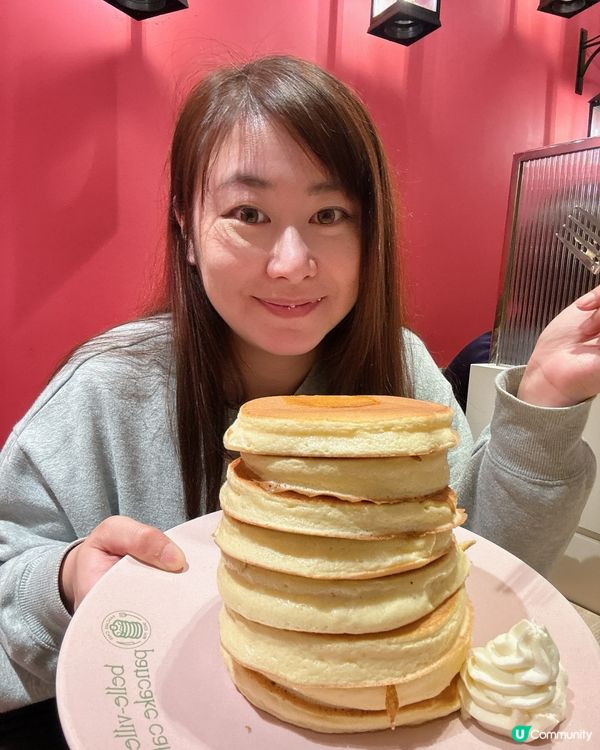《梅田地下街·8層高梳乎厘pancake推介》