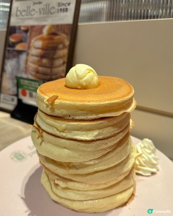 《梅田地下街·8層高梳乎厘pancake推介》