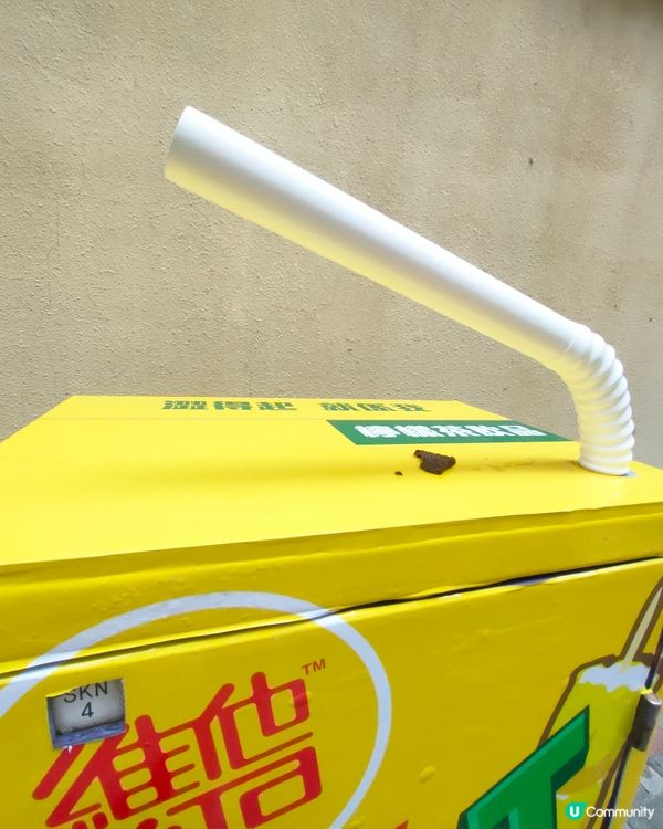 🍋 紙包檸檬茶造型信箱打卡！🤩📷