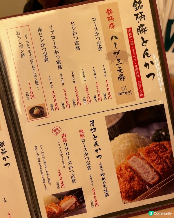 北海道夢の大地豚 🐷 炸豬扒飯