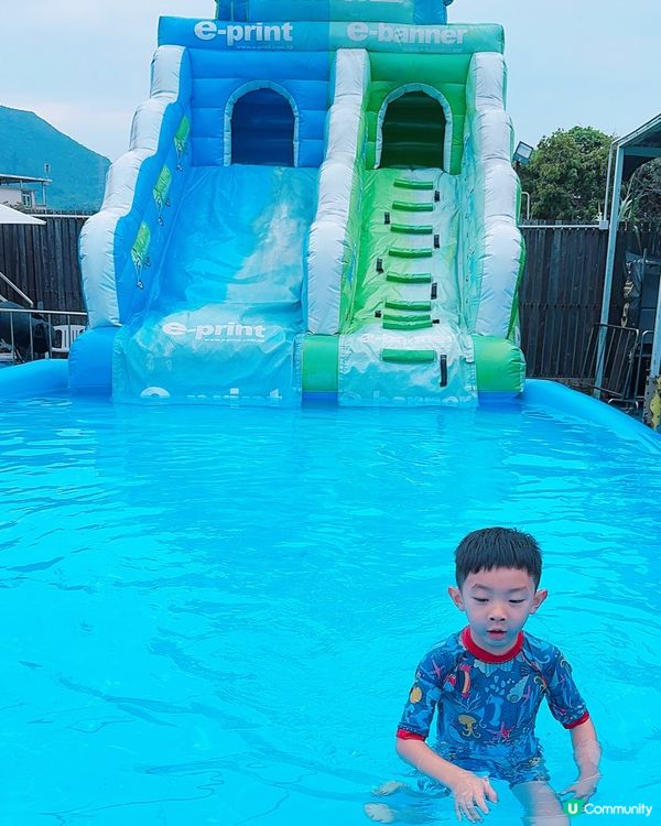 元朗農樂營☀️💦  親子玩水天堂！