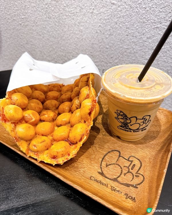 菠蘿包雞蛋仔 🍍🥚  香港地道小食新組合！