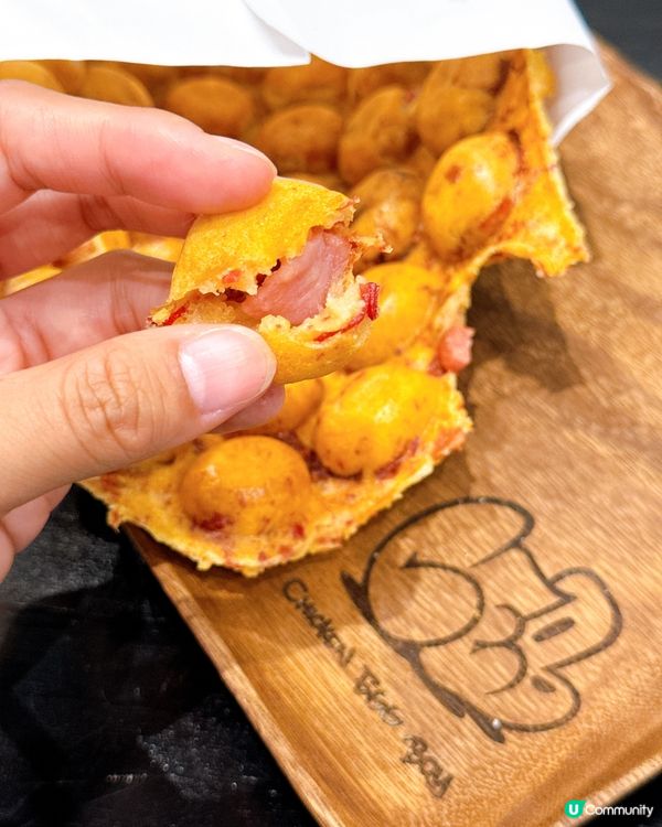 菠蘿包雞蛋仔 🍍🥚  香港地道小食新組合！