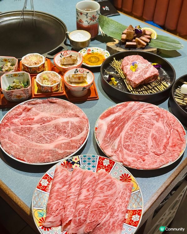 壽喜燒肉屋 🥩 一個價嘆齊4款牛肉 , A5和牛都有🤤 大癲