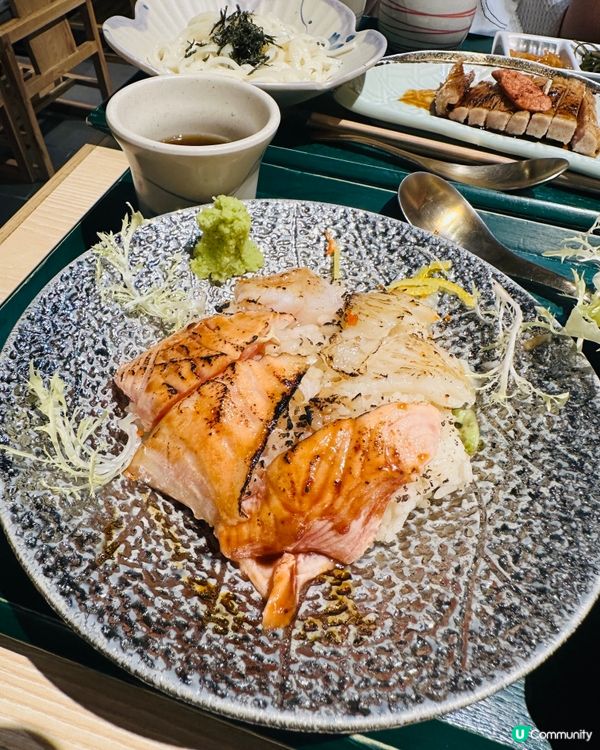 🍣《超抵食日式定食 一個餐有齊烏冬 、刺身丼》🍣