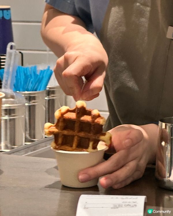 🇰🇷韓國藍瓶子Blue Bottle 窩夫版嘅雪糕+濃縮