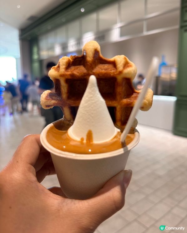 🇰🇷韓國藍瓶子Blue Bottle 窩夫版嘅雪糕+濃縮