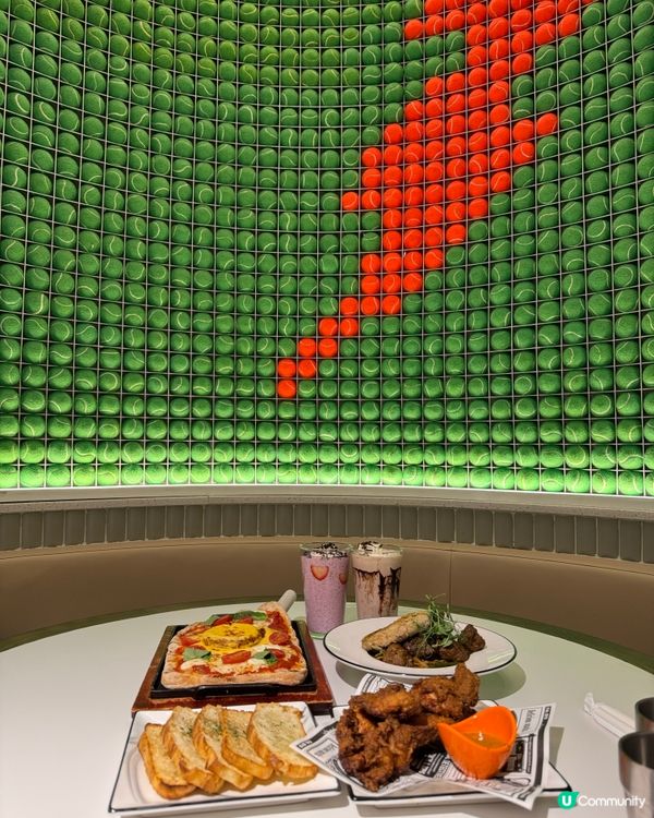 千個網球打卡牆 . 啟德好去處