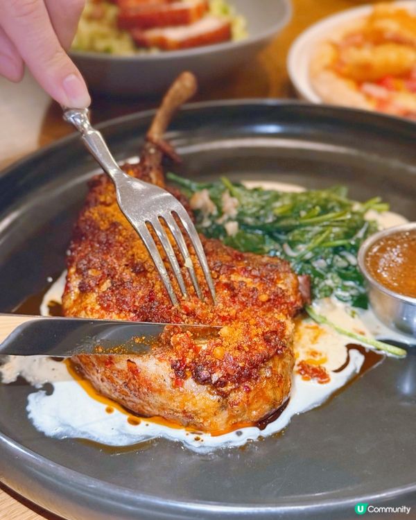 主菜買一送一😍 必試招牌豬薄餅❣️烤斧頭豬扒