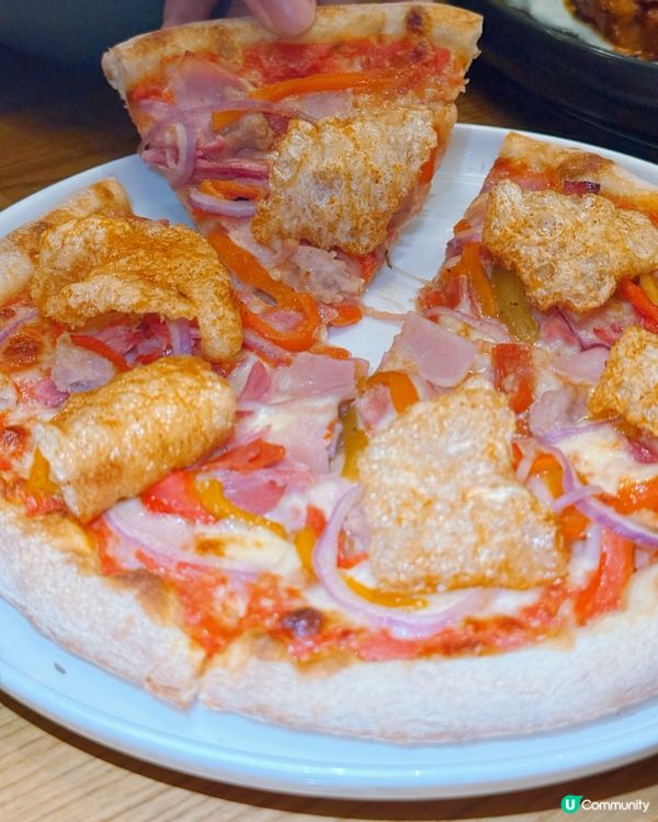 主菜買一送一😍 必試招牌豬薄餅❣️烤斧頭豬扒