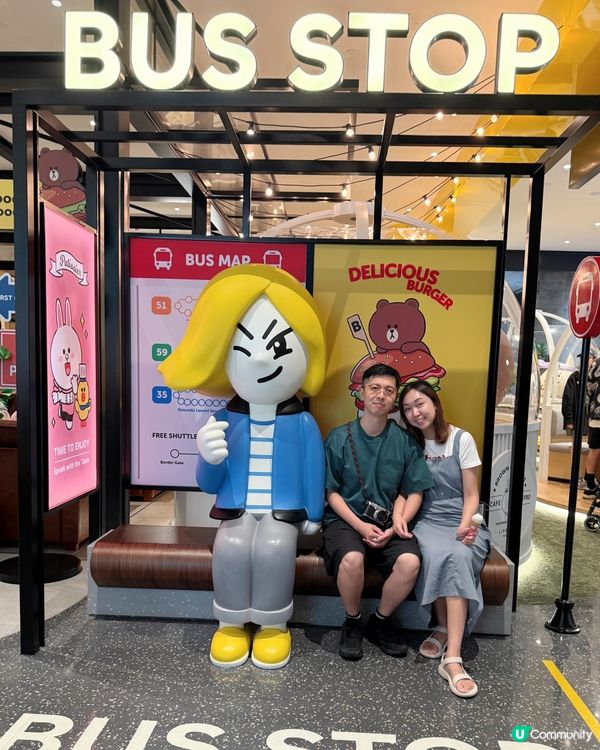 【 超可愛LINE FRIENDS主題Cafe 】  