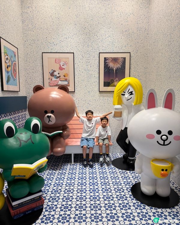 【 超可愛LINE FRIENDS主題Cafe 】  