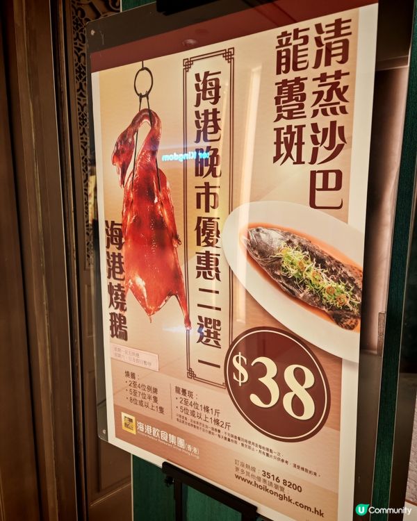 晚飯時段38蚊倒牌燒鵝,  超正.