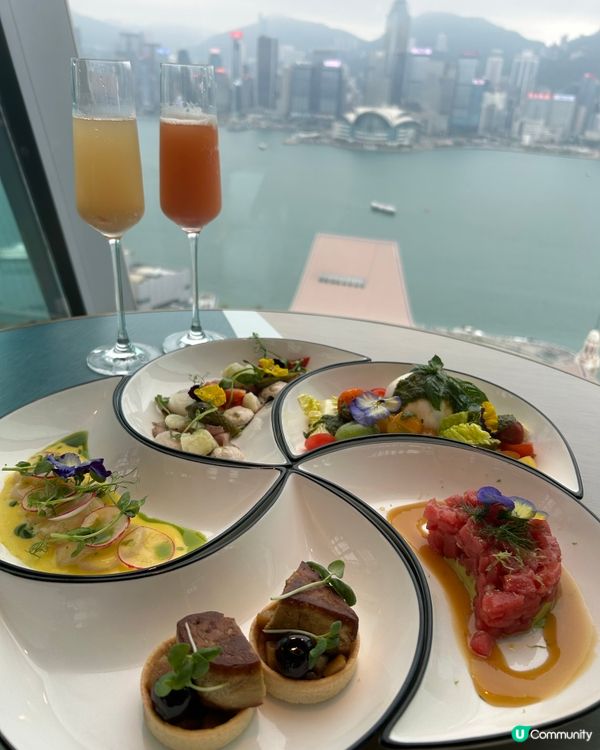 尖沙咀北京道1號29樓🎡  週末風車午餐($488/位)