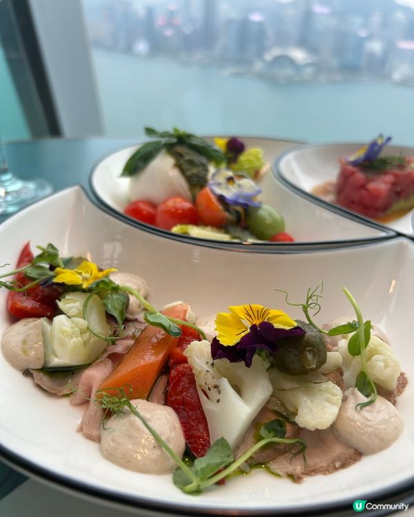 尖沙咀北京道1號29樓🎡  週末風車午餐($488/位)