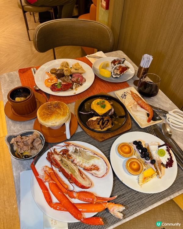 {長腳蟹生蠔龍蝦日本和牛盛宴·柏麗廳}