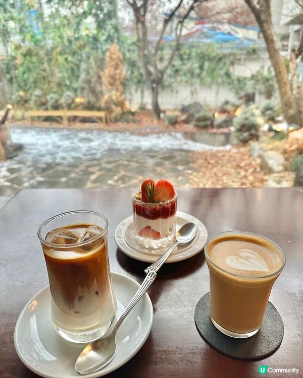 🇰🇷韓國望遠洞舒服木系feel嘅咖啡店～