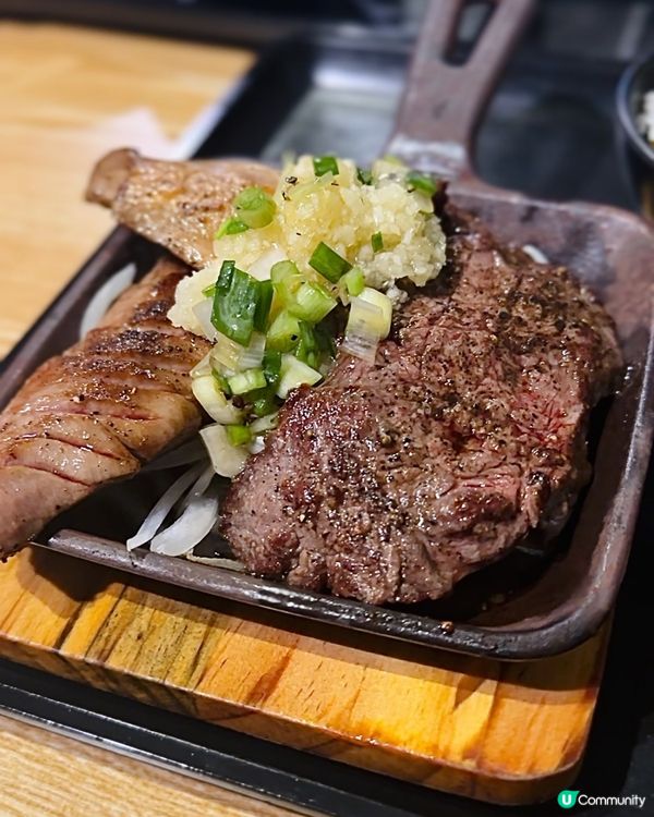 平民價食🔥超邪惡鐵板牛舌🤤