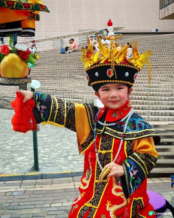 香港非遺月飄色表演