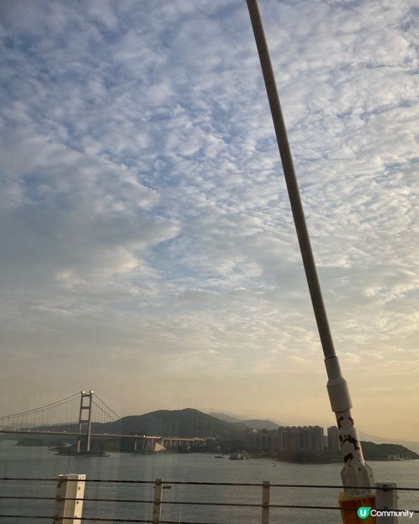 青馬大橋，夕陽無限好🌅