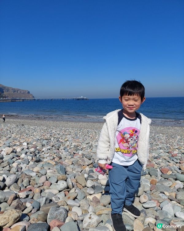 晴天閒遊北威爾斯 Llandudno